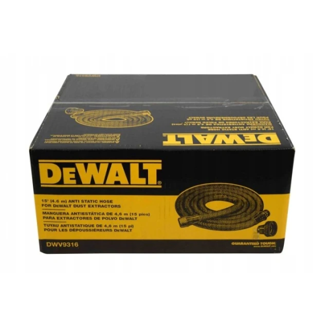 Шланг для пилососа антистатичний DeWALT 4 м DWV9316 (5035048434437)