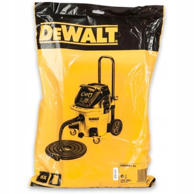 Мішки тканинні для пилососа DeWALT DWV902 5 шт (5035048434468)