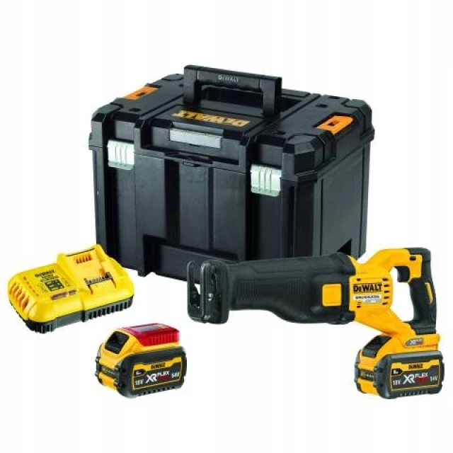 Пила шабельна DeWALT 54V FlexVolt 2x9Ah + зарядний пристрій (5035048736685)