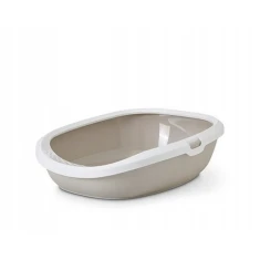 Туалет для котів SAVIC Gizmo L 52x39,5x15 см White-Mocca (5411388201616)