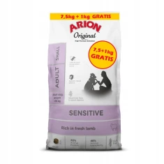 Сухий корм для собак Arion Original Adult Small Sensitive з ягням 7,5 кг (5414970061612)