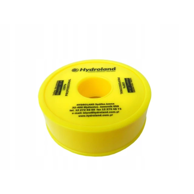 Фум-стрічка HYDROLAND 19 мм x 15 м x 0,2 мм товста (5900308730522)