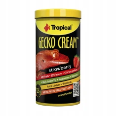 Корм для рептилій Tropical Gecko Cream Strawberry полуничний 250 мл / 125 г (5900469117248)