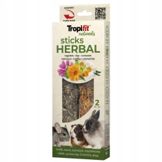 Лакомство Tropical Tropifit NaturalStick для грызунов и кроликов с травами 2 шт 110 г (5900469503416)