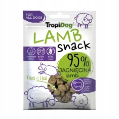 Лакомство для собак Tropical TropiDog Snack с ягненком 95% 70 г 12 шт (5900469544310)