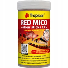 Корм для риб Tropical Red Mico Colour Sticks XXS 250 мл 125 г (5900469635742)