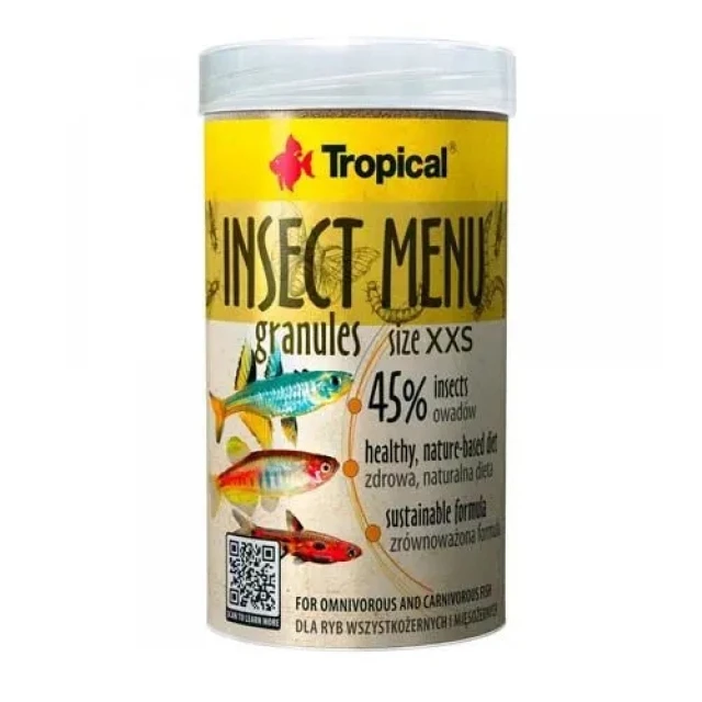 Корм для риб Tropical Insect Menu Granules XXS 100 мл | 64 г (5900469640135)