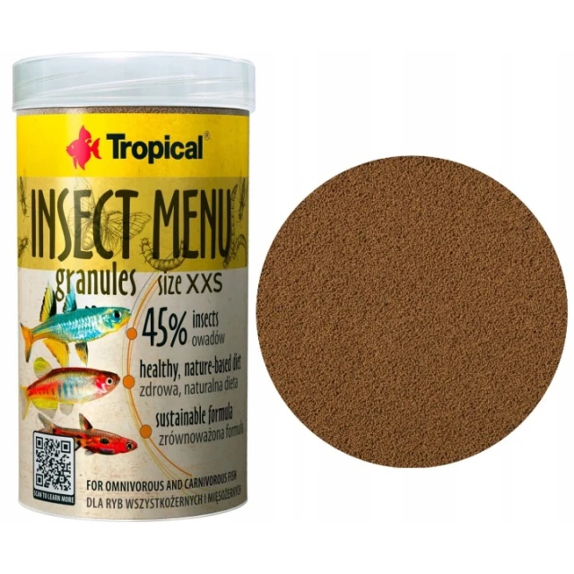 Корм для риб Tropical Insect Menu Granules XXS 100 мл | 64 г (5900469640135)