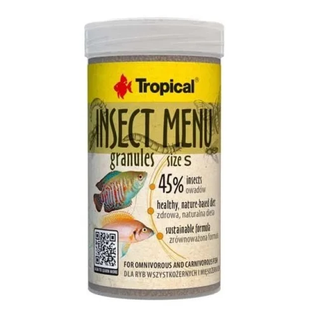 Корм для риб Tropical Insect Menu Granules S 100 мл | 54 г (5900469640333)