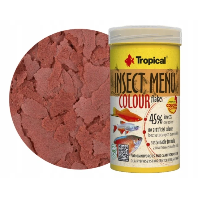 Корм для риб Tropical Insect Menu Colour Flakes 100 мл | 20 г (5900469704530)