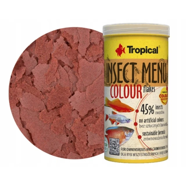 Корм для риб Tropical Insect Menu Colour Flakes 250 мл | 50 г (5900469704547)