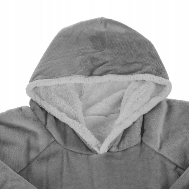 Худі-плед Ruhhy XXL Gray (5900779952706)