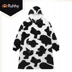 Худі-плед Ruhhy 26538 XXL Black/White (5900779961302)