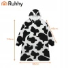 Худи-плед Ruhhy 26538 XXL Black/White (5900779961302)