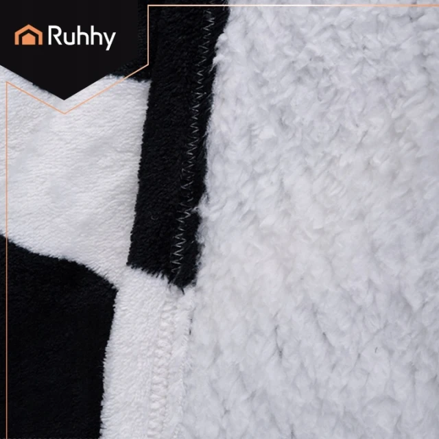 Худи-плед Ruhhy 26538 XXL Black/White (5900779961302)