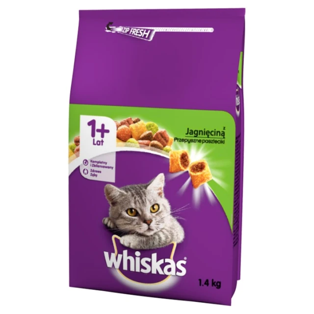 Сухий корм для котів Whiskas з ягням 800 г (5900951296475)