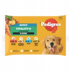 Вологий корм для собак Pedigree Vitality mix 4 шт x 85 г (5900951318931)