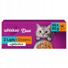 Вологий корм для котів Whiskas Duo з суші та океану асорті 40 шт x 85 г (5900951359781)