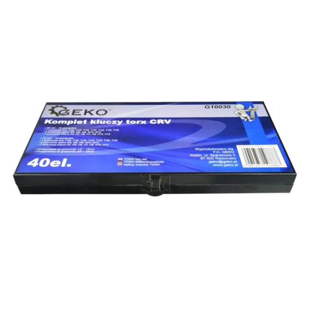 Набір ключів Geko Torx CRV 40 шт (5901477107887)