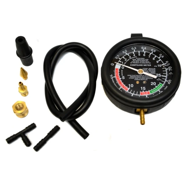 Манометр вакуумний Geko 0-35 bar 0-500 PSI (5901477114823)