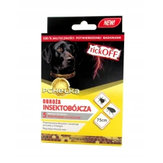 Нашийник для собак Pchełka від бліх і кліщів TickOff 75 см (5901688733677)