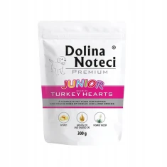Вологий корм для цуценят Dolina Noteci Premium Junior з серцем індички 300 г (5902921311690)