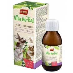 Кормова добавка для гризунів і кроликів Vitapol Vita Herbal Multivitamin 100 мл (5904479041678)