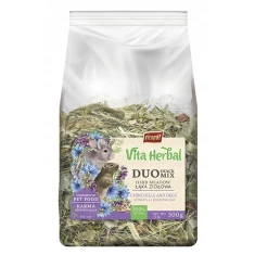 Корм для шиншил Vitapol та дегу Vita Herbal DuoSnack трав'яний луг 500 г (5904479043764)