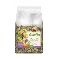 Корм для гризунів та кроликів Vitapol Vita Herbal DuoSnack овочевий луг 400 г (5904479043788)