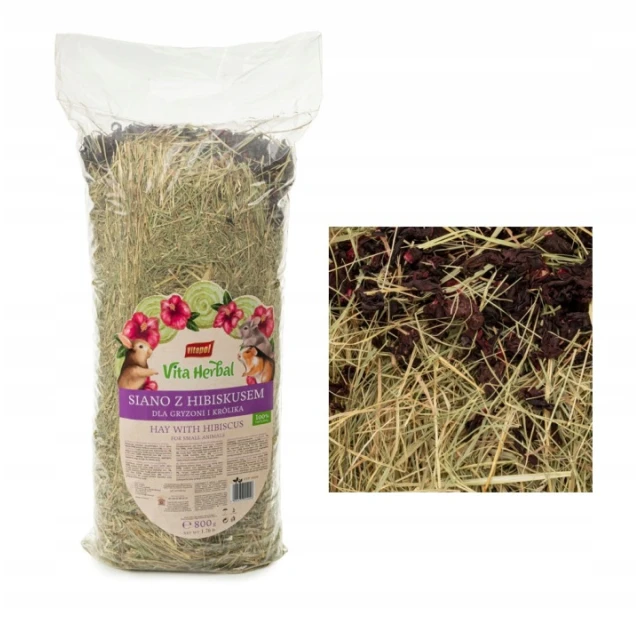 Сено с гибискусом Vitapol Vita Herbal 800 г (5904479044006)