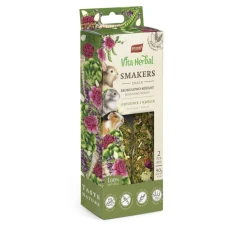 Ласощі для гризунів і кроликів Vitapol Vita Herbal Smakers з брокколі та трояндою 90 г 5 шт (5904479143433)