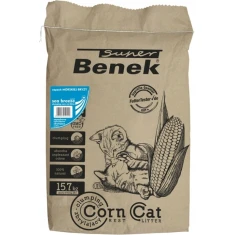 Наповнювач для туалету CERTECH Benek Corn Cat з ароматом морського бризу 25 л (5905397019121)
