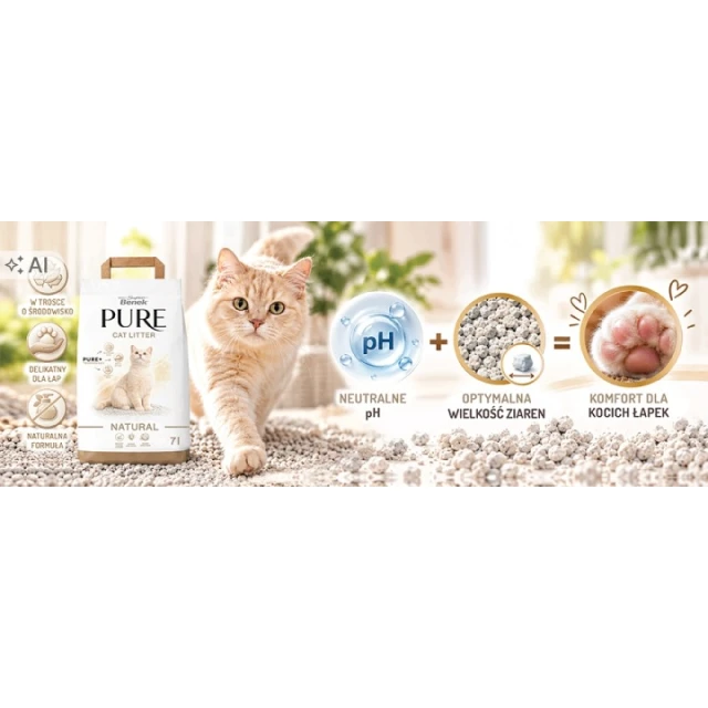 Наповнювач для туалету CERTECH Benek Pure+ Naturalny 7 л (5905397025269)
