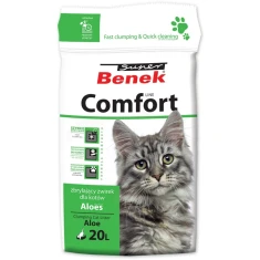 Наповнювач для туалету для котів CERTECH BENEK Comfort алое 20 л (5905397025368)