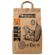 Наповнювач для туалету CERTECH BENEK Corn Cat Classic натуральний 5 л (5905397025474)