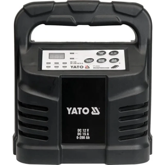 Зарядное устройство электронное Yato 12V 12A 6-200 Ah (5906083983023)