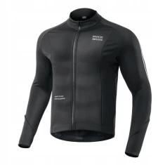 Велосипедна футболка Rockbros 15400002004 з довгим рукавом осінь/зима XL Black (5907769360404)