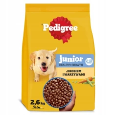 Сухий корм для цуценят Pedigree Junior з птицею та овочами 2,6 кг (5998749145166)