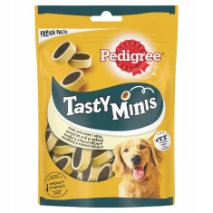 Ласощі для собак Pedigree Tasty Minis з сиром та яловичиною 140 г (5998749145357)