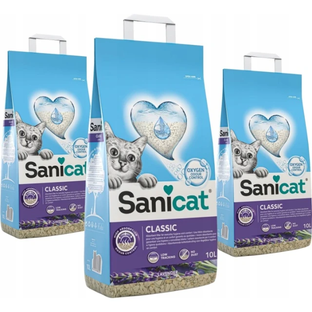 Наповнювач для туалету Trixie Sanicat Plus з лавандою 10 л (8411514806125)