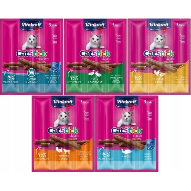 Ласощі для котів Vitakraft Cat Stick Bar (8595199109624)
