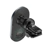 Автотримач з функцією бездротової зарядки Hoco Magnetic Vent Car Mount Black with MagSafe (6931474753465)