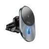 Автотримач з функцією бездротової зарядки Hoco Magnetic Vent Car Mount Black with MagSafe (6931474753465)