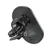 Автотримач з функцією бездротової зарядки Hoco Magnetic Vent Car Mount Black with MagSafe (6931474753465)