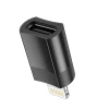 Адаптер Hoco UA17 Type-C to Lightning Black (6931474761996)