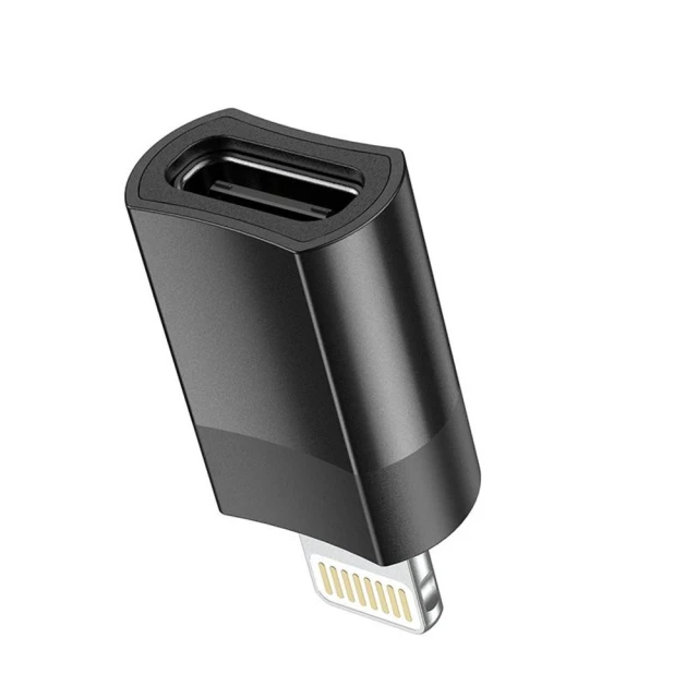 Адаптер Hoco UA17 Type-C to Lightning Black (6931474761996)
