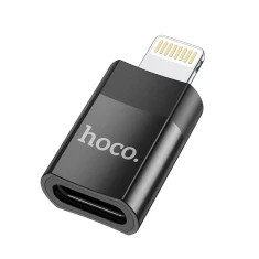 Адаптер Hoco UA17 Type-C to Lightning Black (6931474761996)