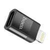 Адаптер Hoco UA17 Type-C to Lightning Black (6931474761996)