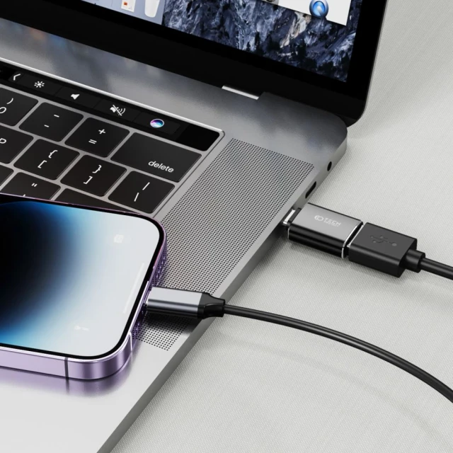 Адаптер Tech-Protect UltraBoost USB-A to USB-C Black (9490713932858)