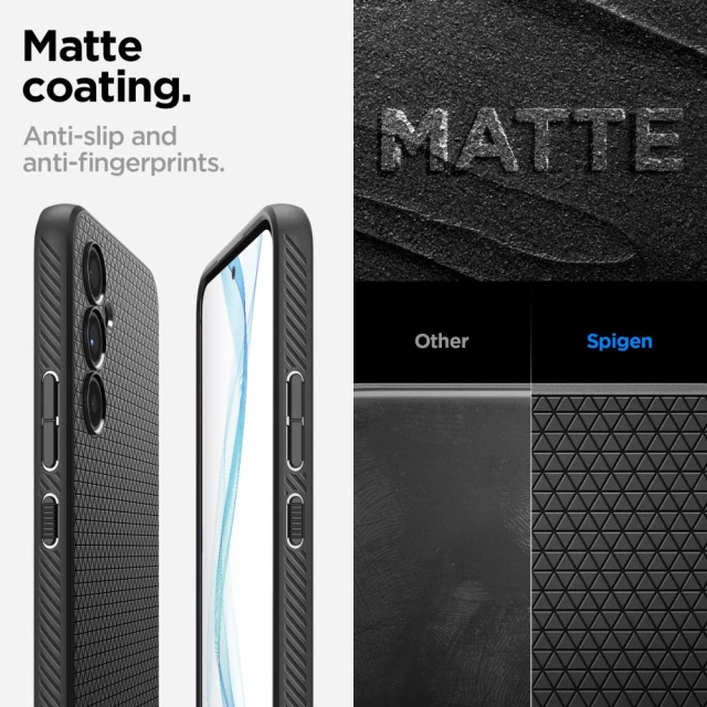 Чохол Spigen Liquid Air для Samsung Galaxy A54 5G Matte Black (ACS05885)